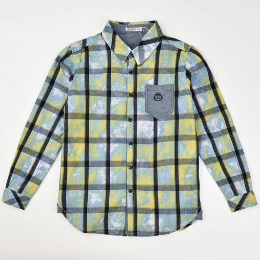 Boys L.S Checkered Shirt - Kidichic