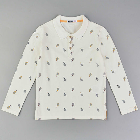 Boys LS Tennis Polo Shirt - Kidichic