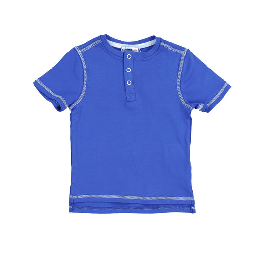 Boys Ribbed Outseam SS Top - Kidichic