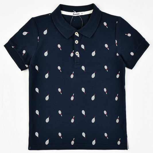 Boys SS Tennis Polo - Kidichic