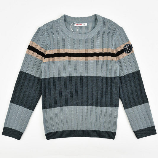 Boys Striped Sweater - Kidichic