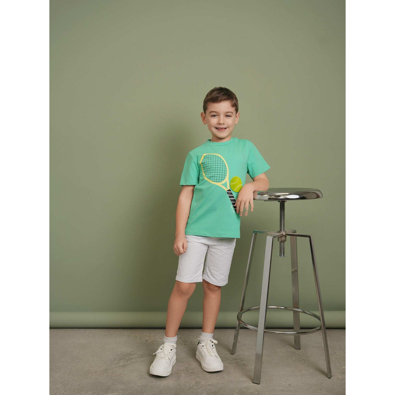 Boys Tennis Racket Tee - Kidichic