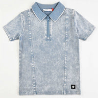 Boys Zipper Polo Henley - Kidichic