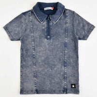 Boys Zipper Polo Henley - Kidichic