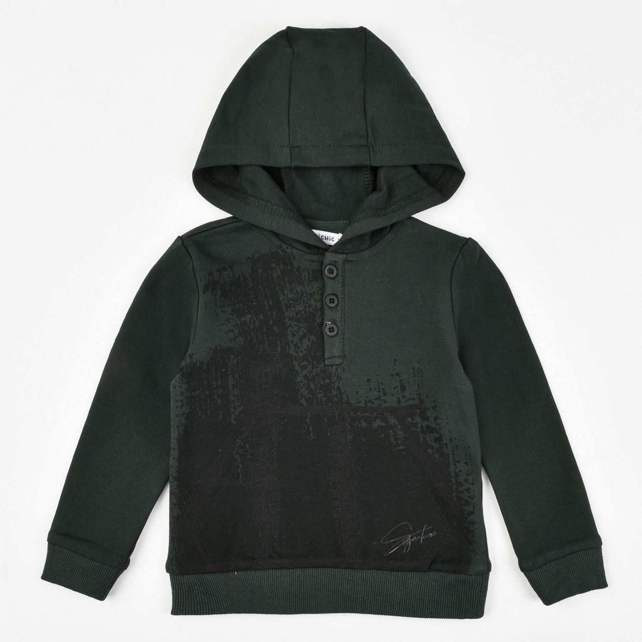 Brushed Effect Hoodie - Kidichic