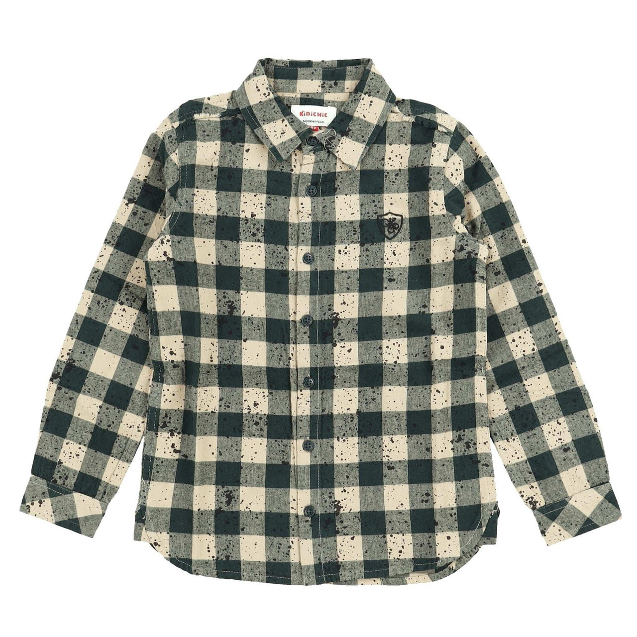Checkered Button Down Shirt - Kidichic