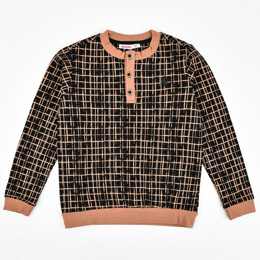 Checkered Print Collar Shirt - Kidichic