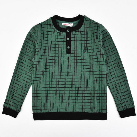 Checkered Print Collar Shirt - Kidichic