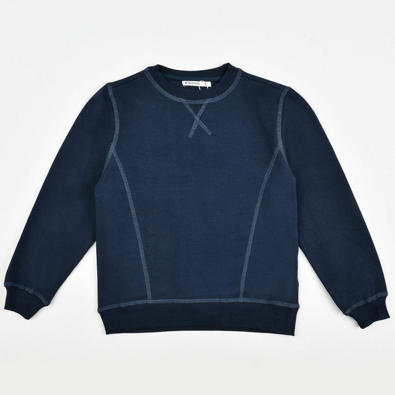 Contrast Stitch Sweatshirt - Kidichic