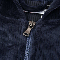 Corduroy Velvet Hoodie - Kidichic