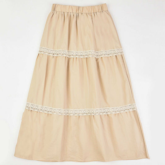 Crochet Ribbon Midi Skirt - Kidichic