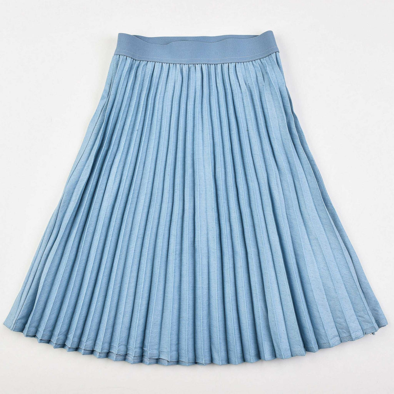 Denim Pleated Skirt – Kidichic