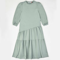 Diagonal Tiered Dress - Kidichic