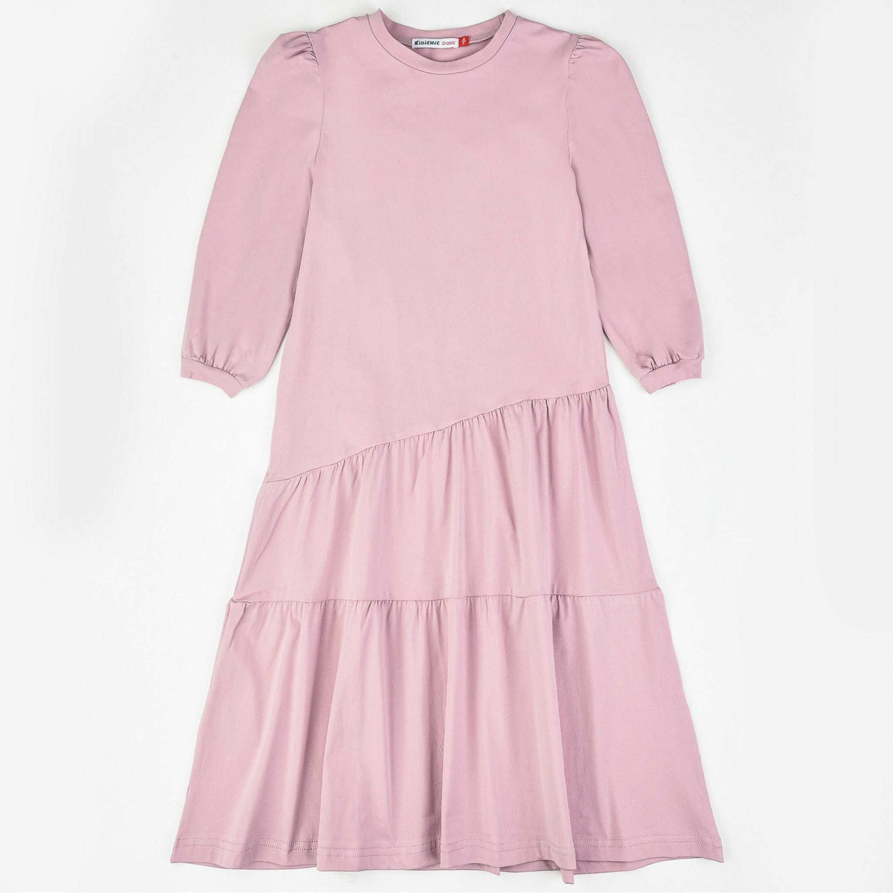 Diagonal Tiered Dress - Kidichic