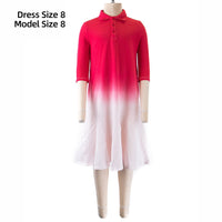 Thumbnail for Dip Dye Collar Dress - Kidichic