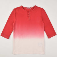 Dip Dye Henley Tee - Kidichic
