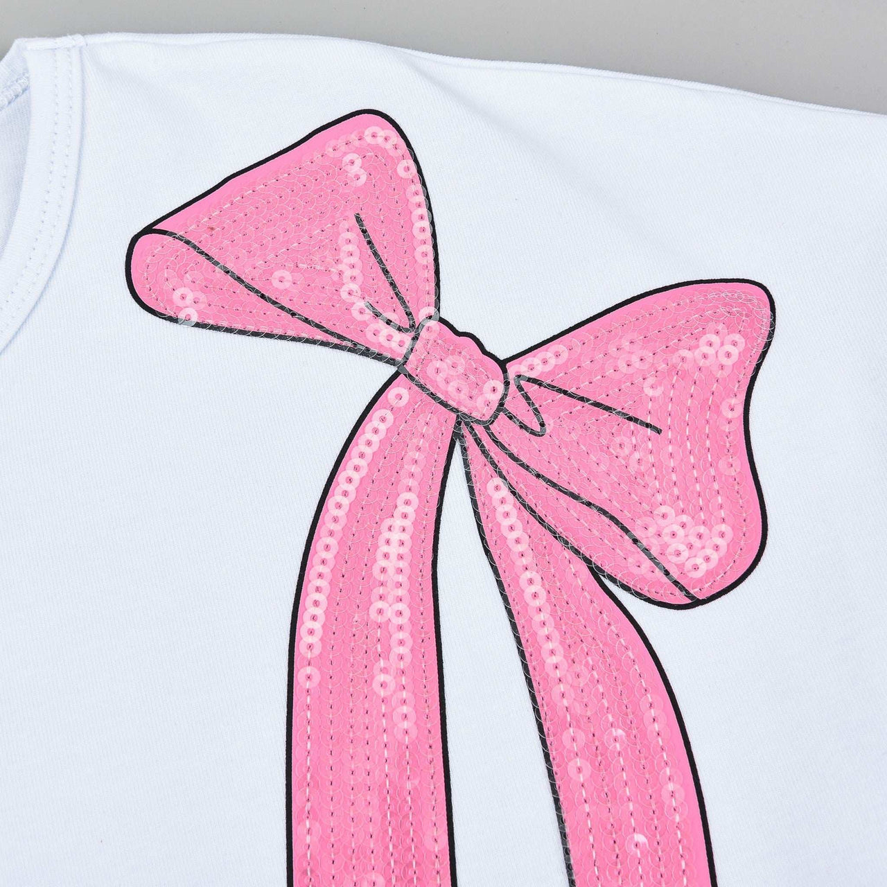 Dolman Bow Tshirt - Kidichic