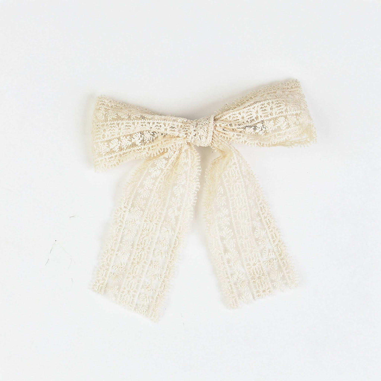 Elegant Lace Bow Clip - Kidichic