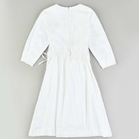 Embroidery Wrap Dress - Kidichic