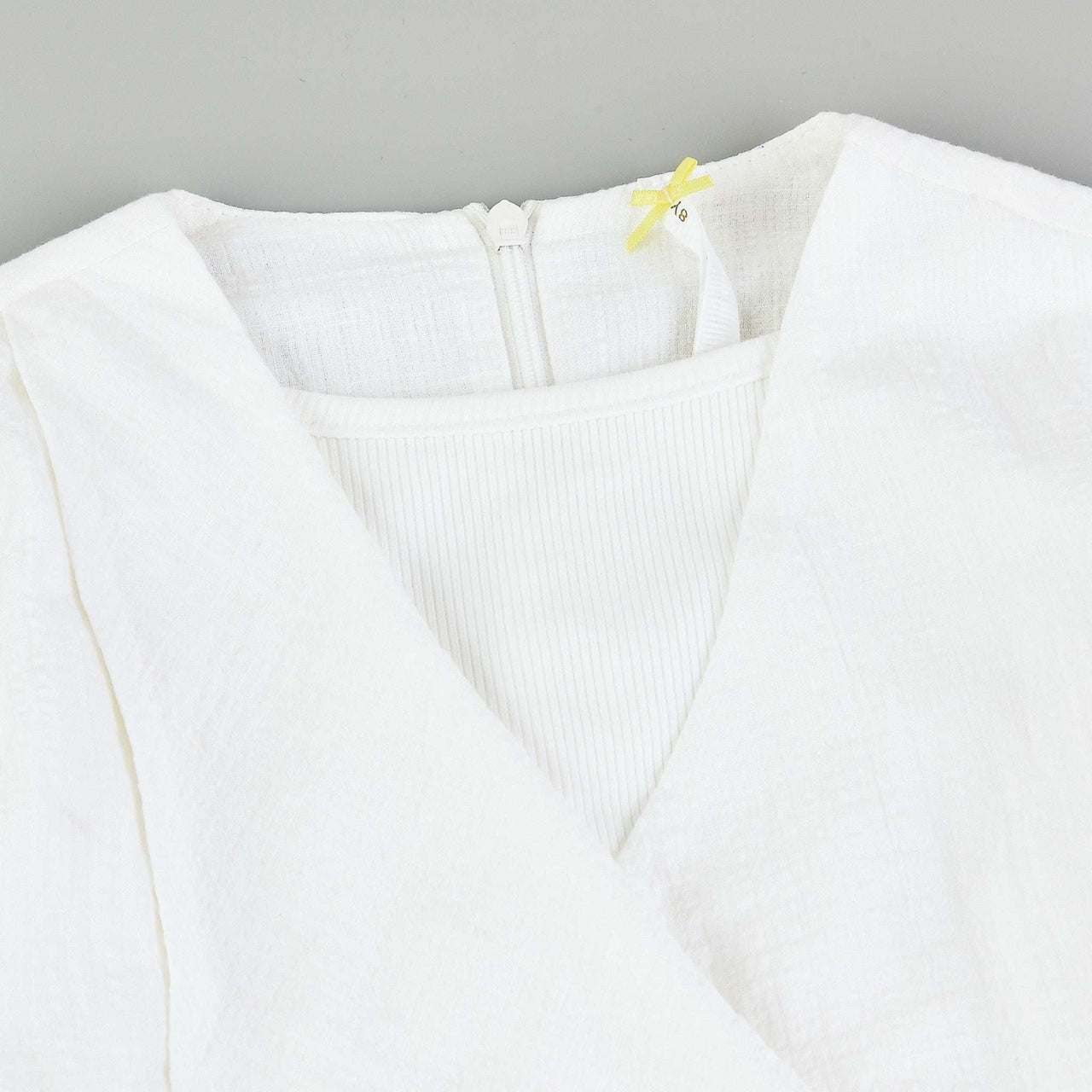 Embroidery Wrap Dress - Kidichic