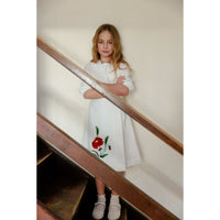 Embroidery Wrap Dress - Kidichic