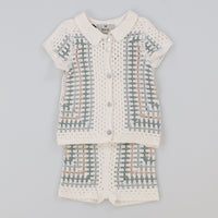 Melange Retro Crochet Baby Set