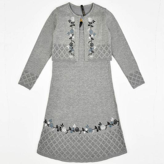 Fleurette Knit Dress - Kidichic