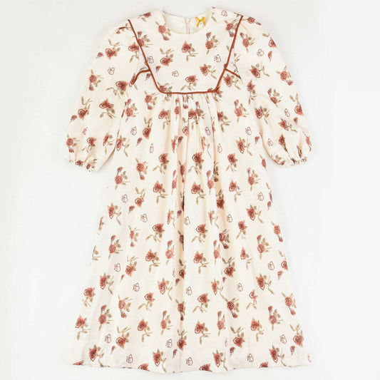 Flowers Print Dress - Kidichic