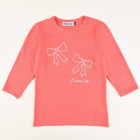 Girls Bow T-Shirt - Kidichic