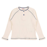 Girls Contrast Stitch Top - Kidichic