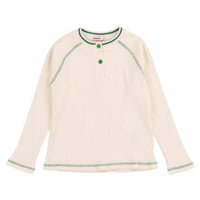 Girls Contrast Stitch Top - Kidichic