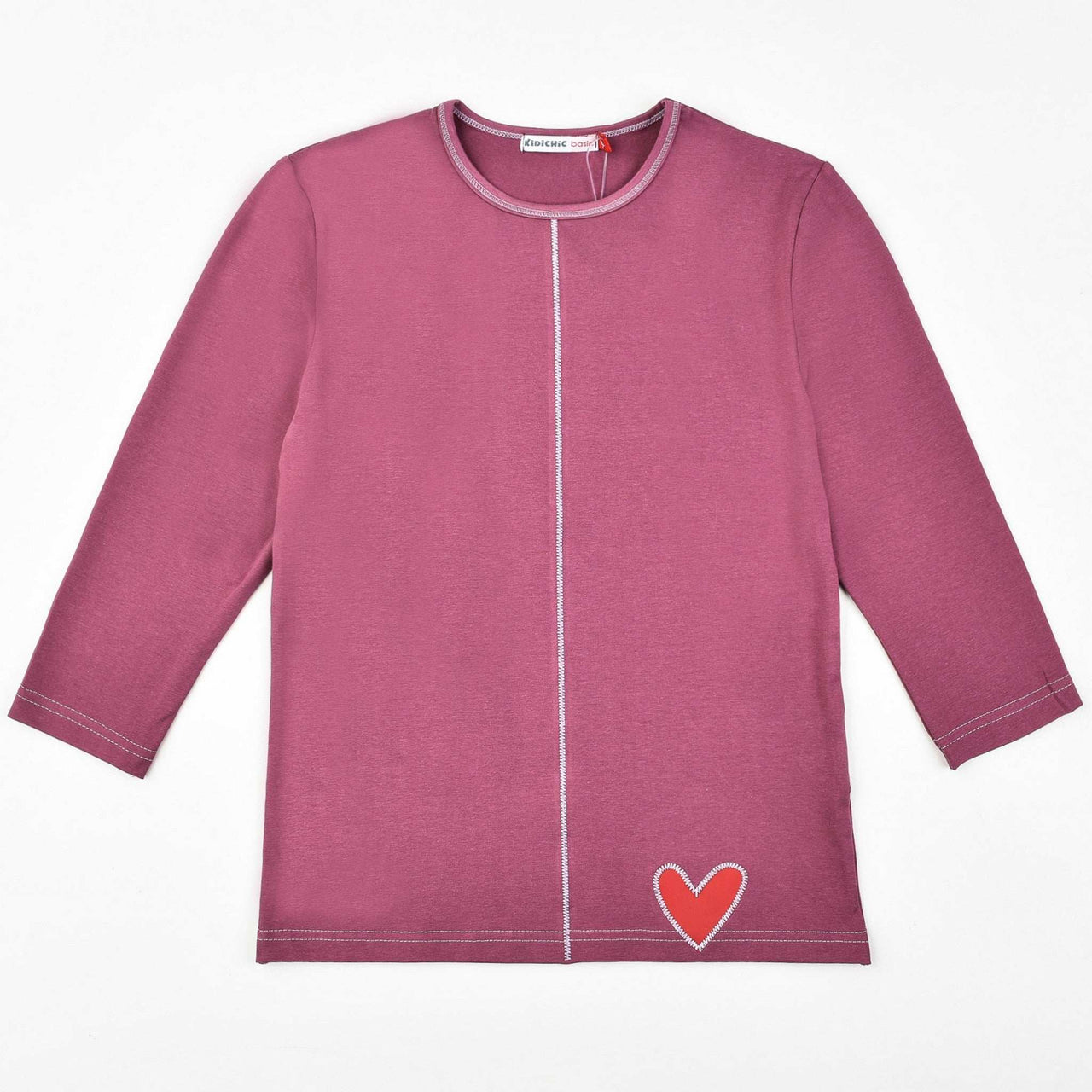 Girls Contrast Stitch Tshirt - Kidichic