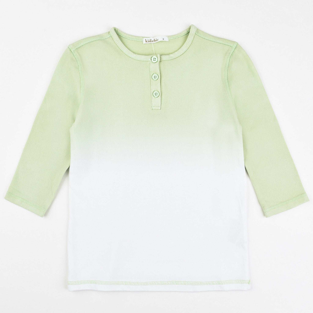 Girls Dip Dye Henley - Kidichic