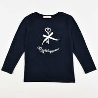 Girls L.S Key Print T-Shirt - Kidichic
