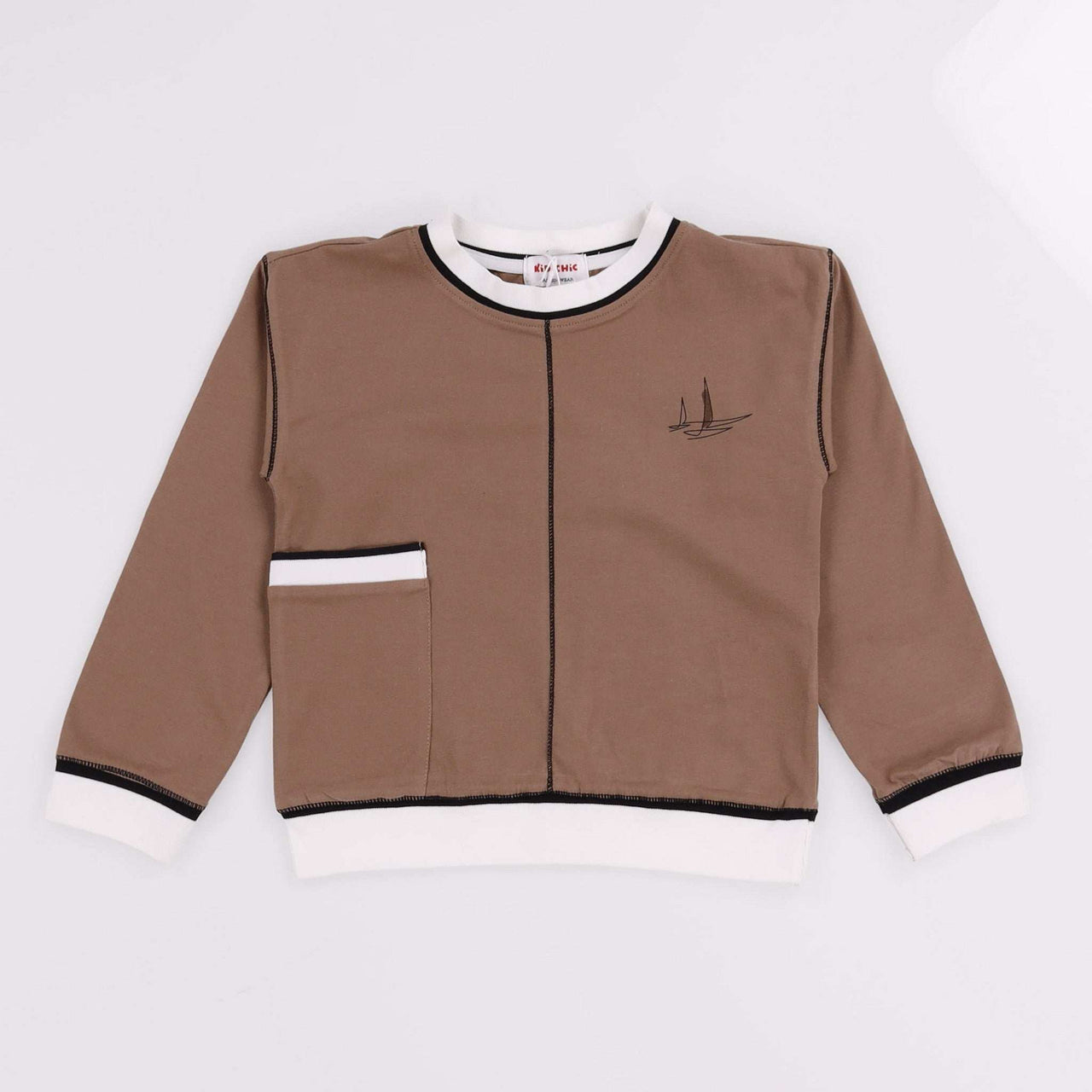 Girls L.S Sail Print Top - Kidichic