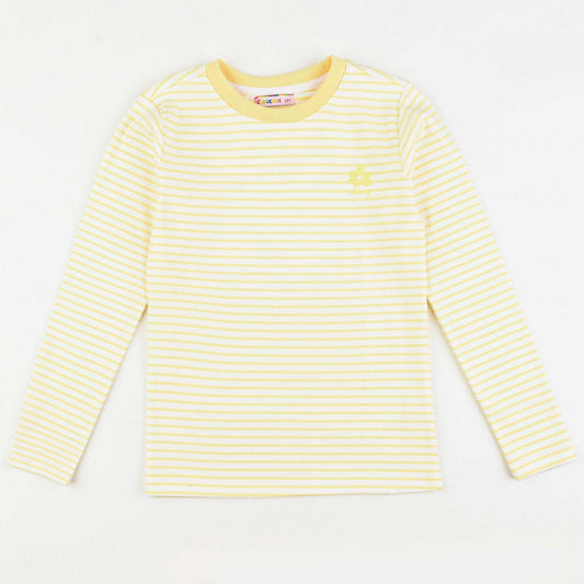 Girls L.S Striped T-Shirt - Kidichic