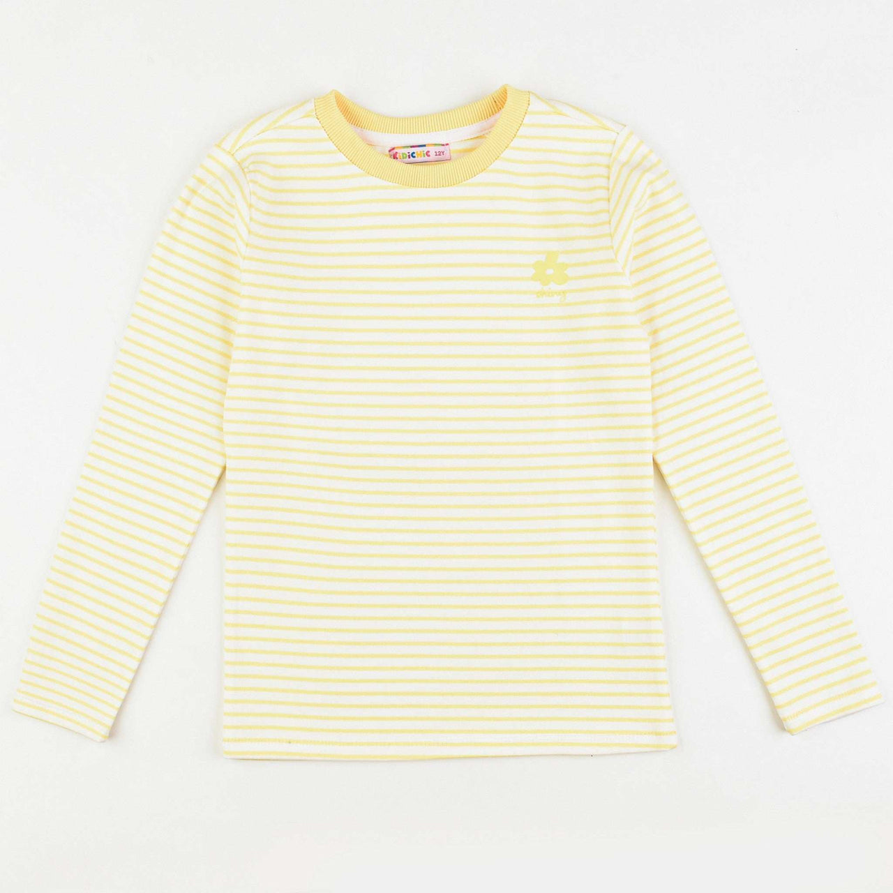 Girls L.S Striped T-Shirt - Kidichic