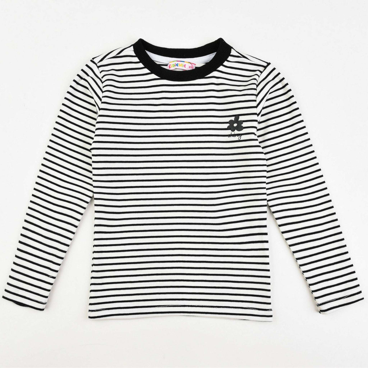 Girls L.S Striped T-Shirt - Kidichic