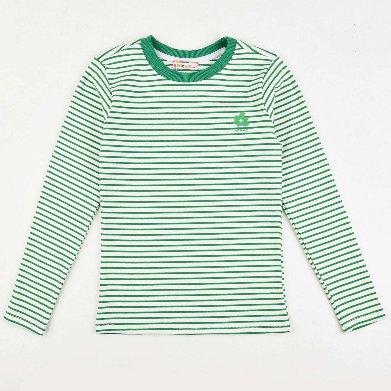 Girls L.S Striped T-Shirt - Kidichic