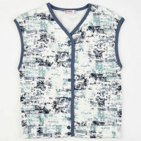 Girls Rib Print Vest - Kidichic