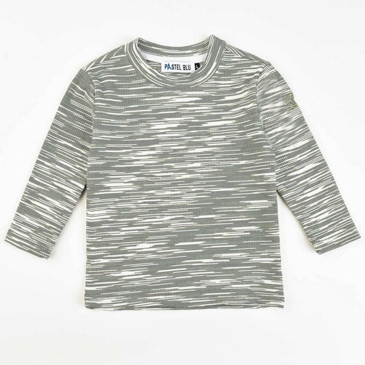 Girls Rib Striped Top - Kidichic