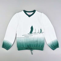 Girls Sail Print Shirt - Kidichic