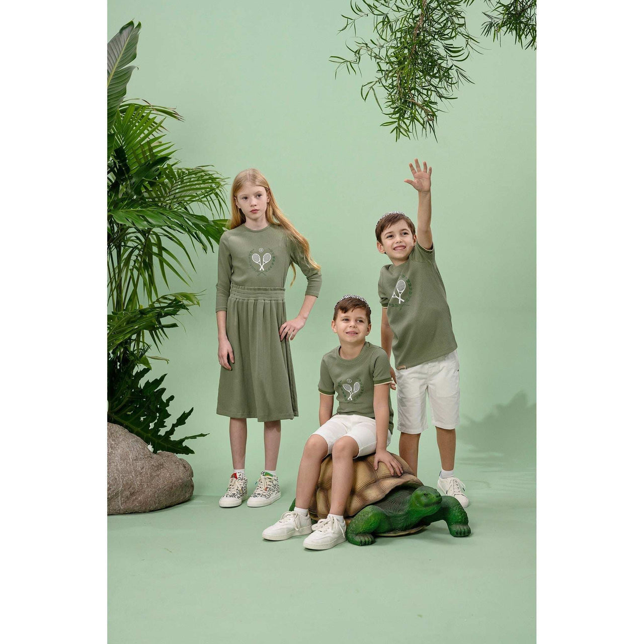 Girls Tennis Dress Mocha / 2 Girls Tennis Dress Mocha / 2