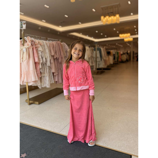 Girls Terry Maxi Skirt - Kidichic