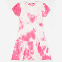 Girls Tie Dye Tiered Dress - Kidichic