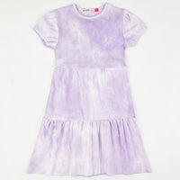 Girls Tie Dye Tiered Dress - Kidichic
