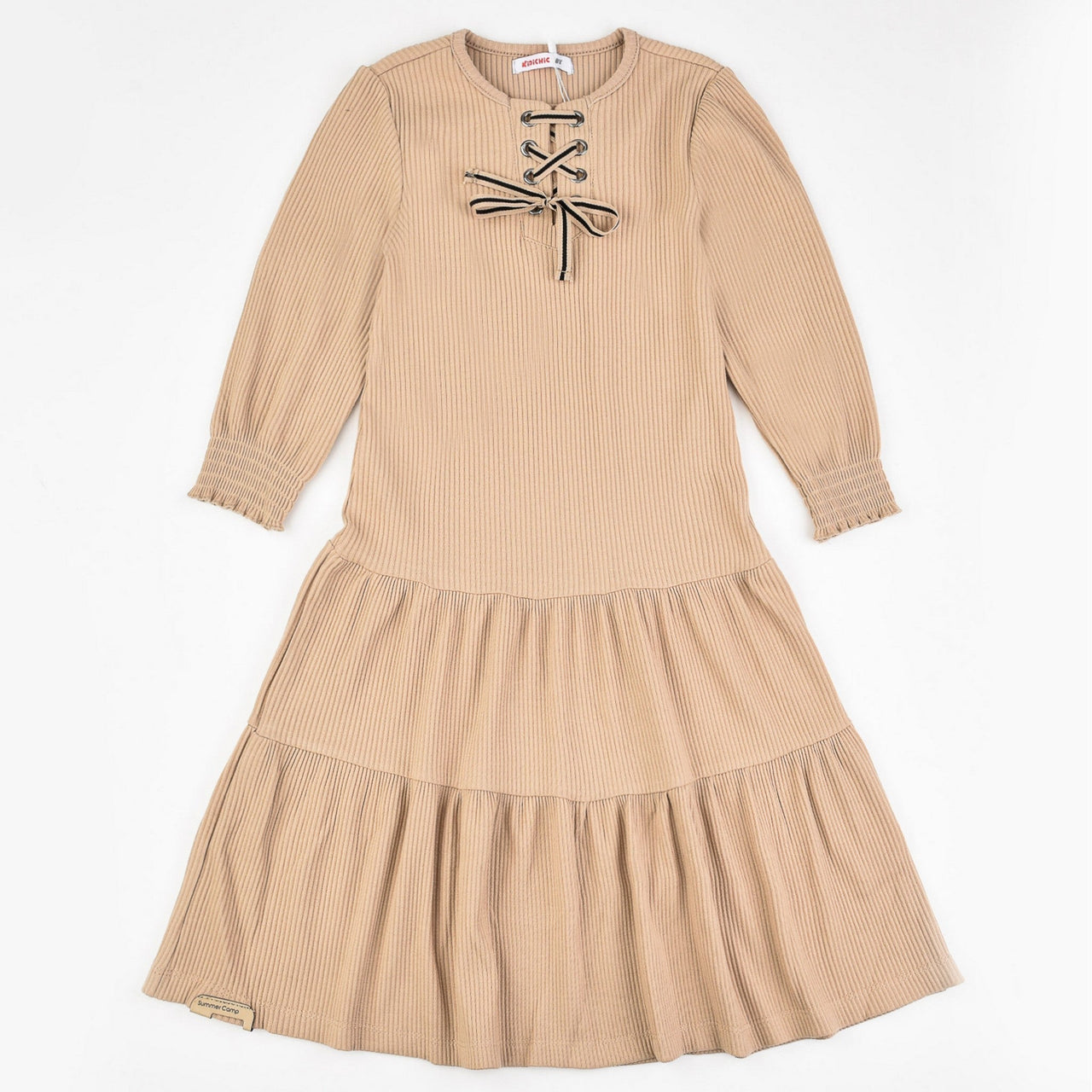 Girls Tie String Dress - Kidichic