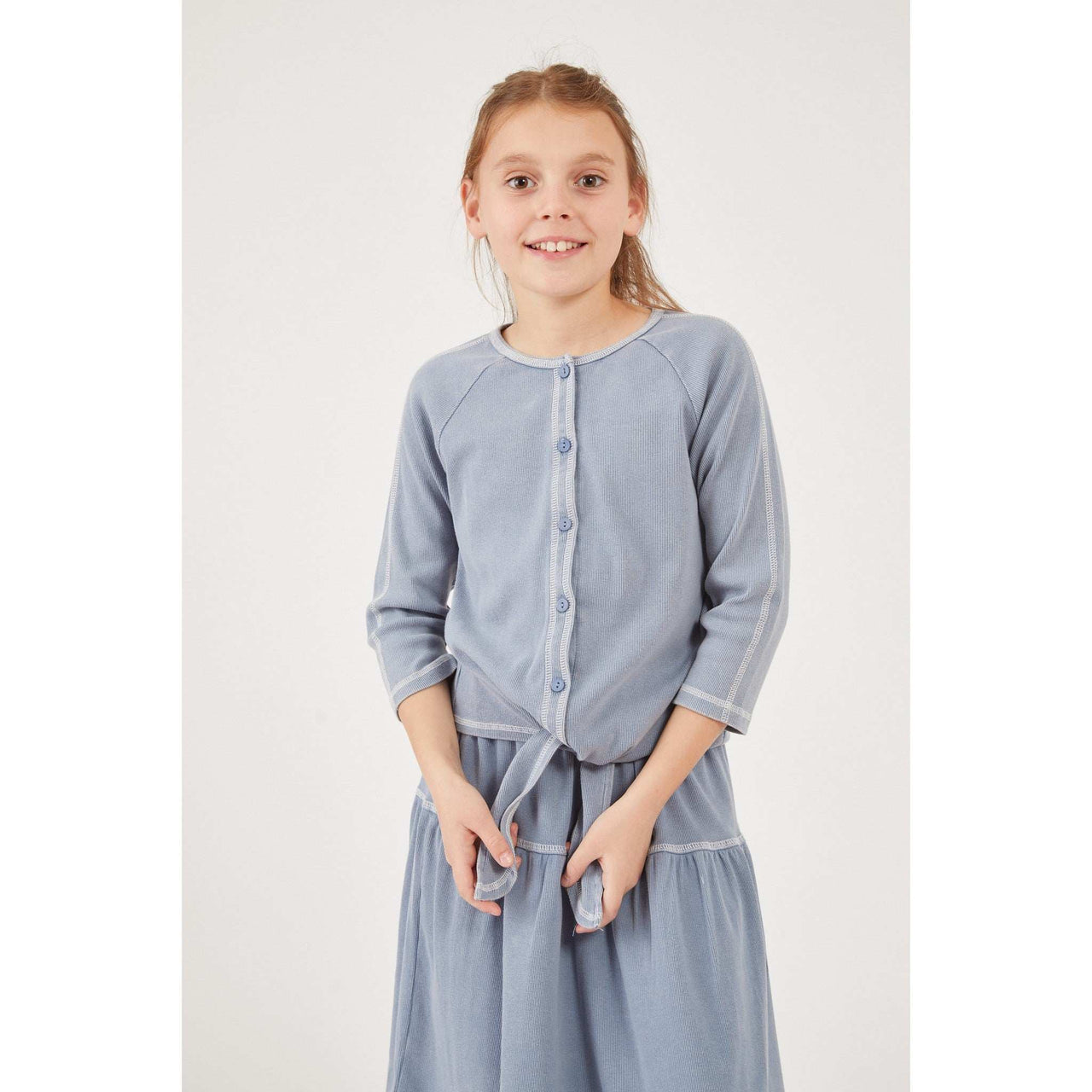 Girls Wash Rib Shirt - Kidichic