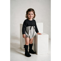 Knit & Woven Romper/Dress