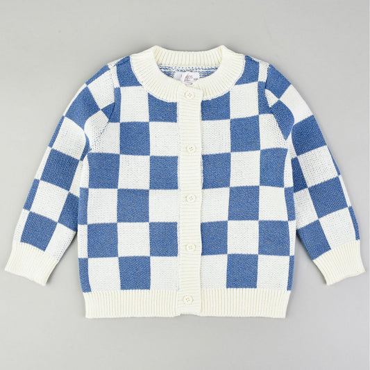 Hadas Baby Box Check Cardigan - Kidichic